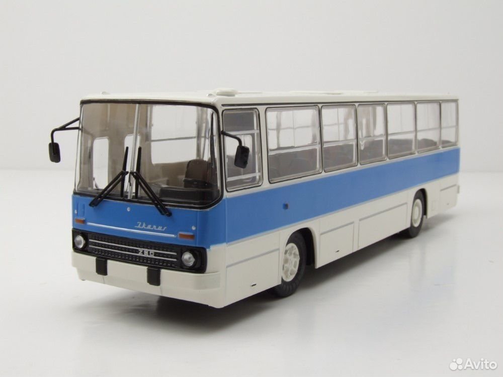 Коллекционная модель автобуса Ikarus 260.51 1975 White/Blue 1:43