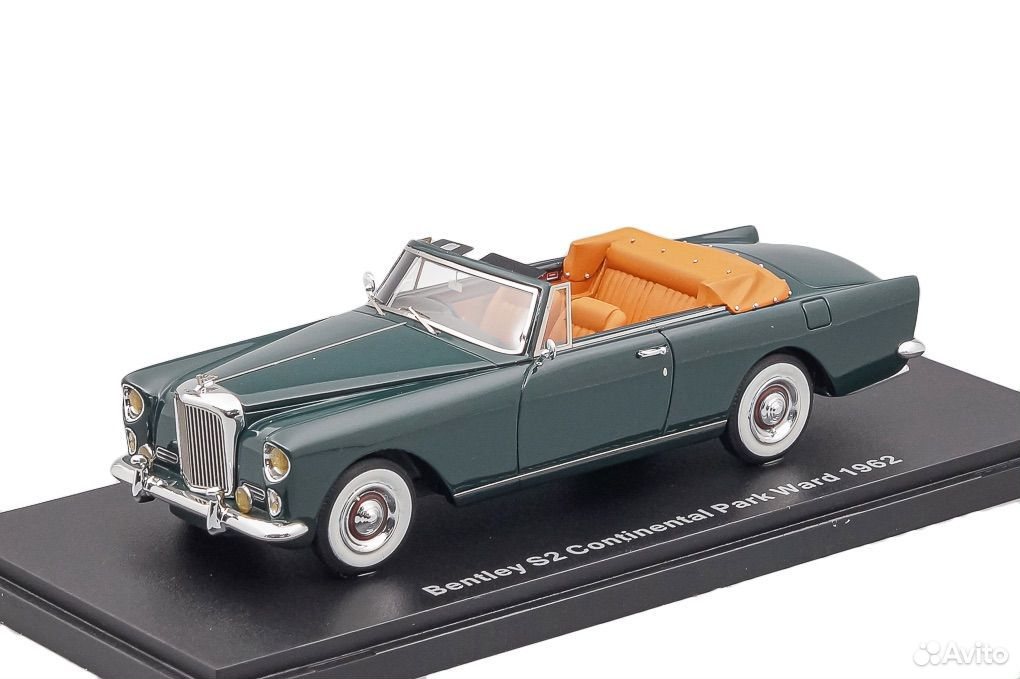 Коллекционная модель Bentley S2 Continental Pard Ward1962 Green 1:43
