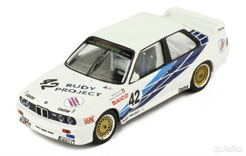 Коллекционная модель BMW E30 M3 #42 Cecotto/Brancatelli 1:43
