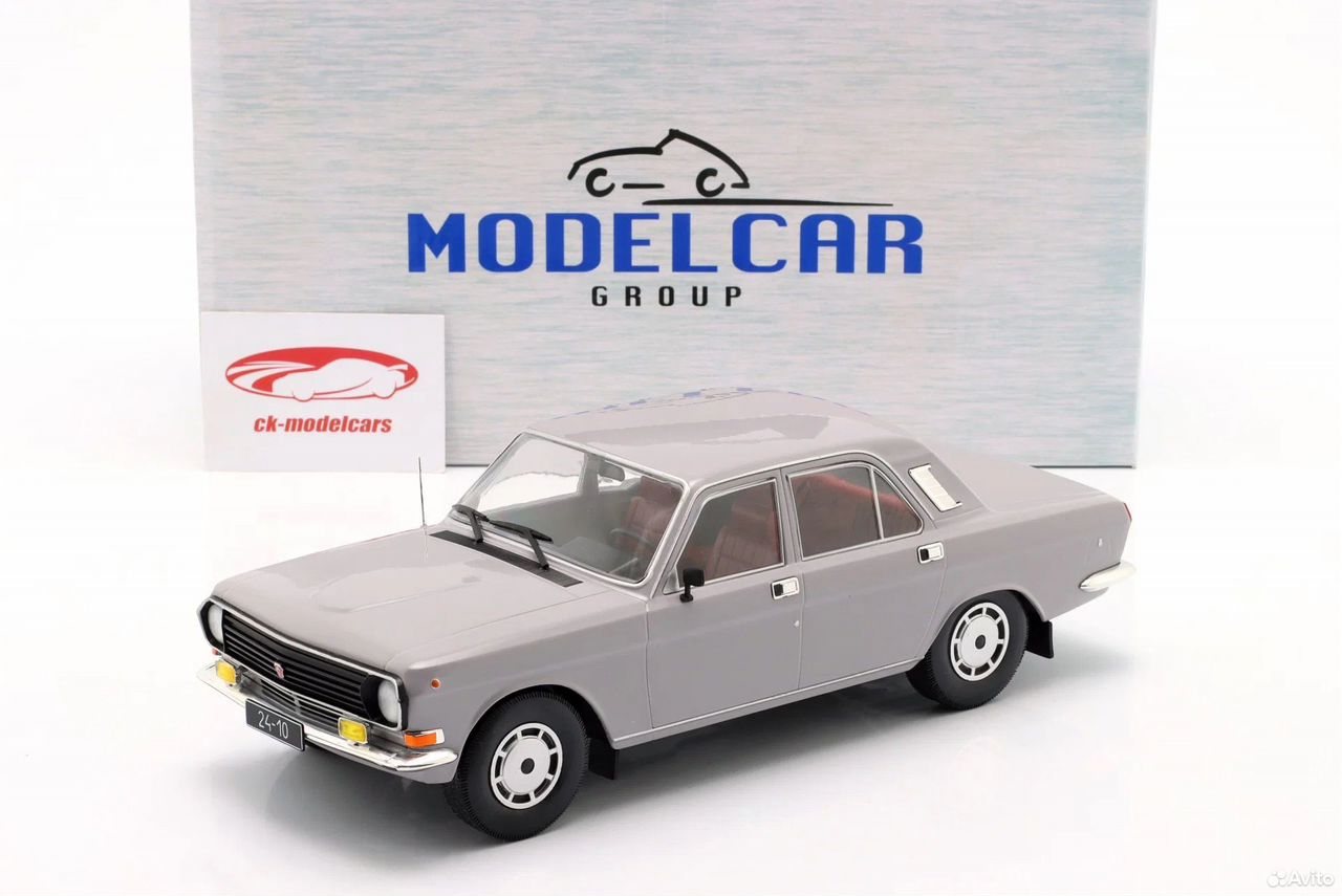Коллекционная модель Горький М 24-10 «Волга» 1985 Светло-Серый 1:18 MCG