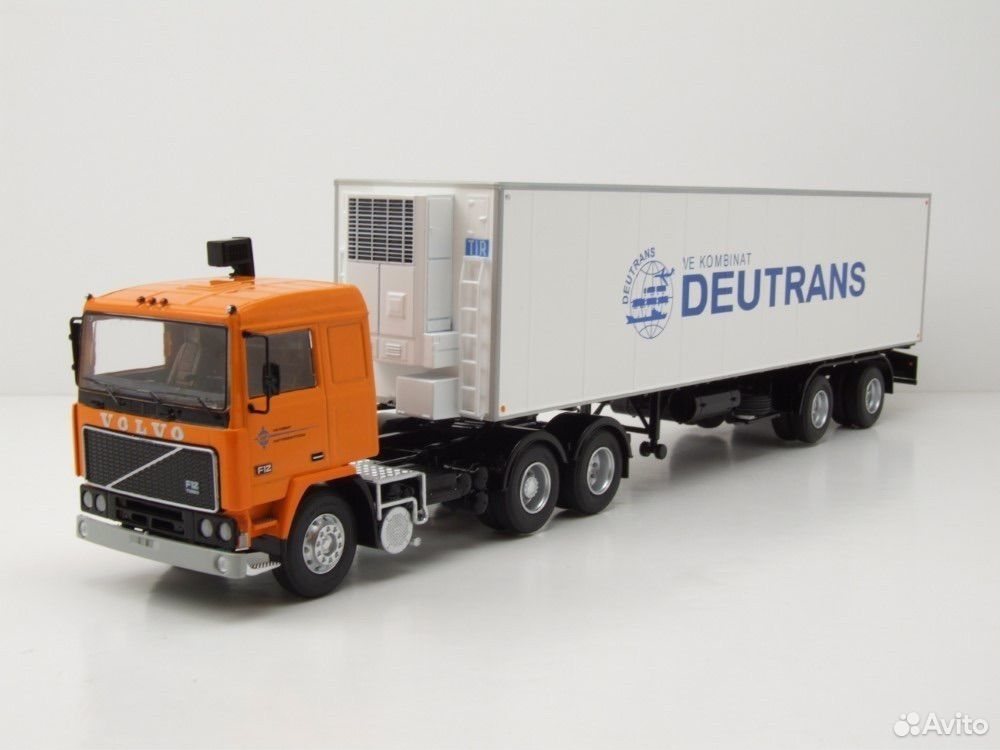 Коллекционная модель Volvo F12 c полуприцепом-рефрижератором 1980 1:43