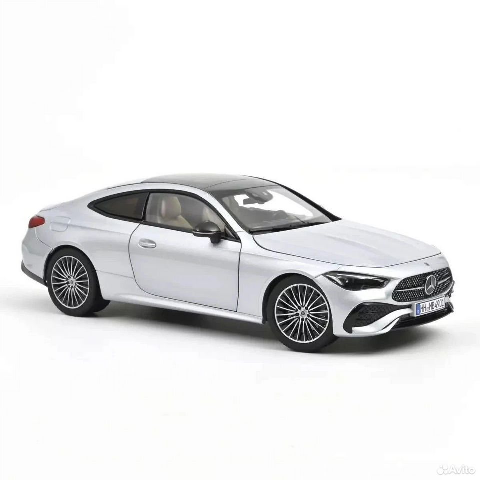 Коллекционная модель Mercedes-Benz CLE Coupe 2024 Hightech Silver 1:18